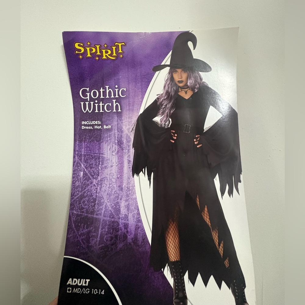 Spirit Adult Gothic Witch Costume
Size:M/L 
❗️❗️❗️Final Sale❗️❗️❗️